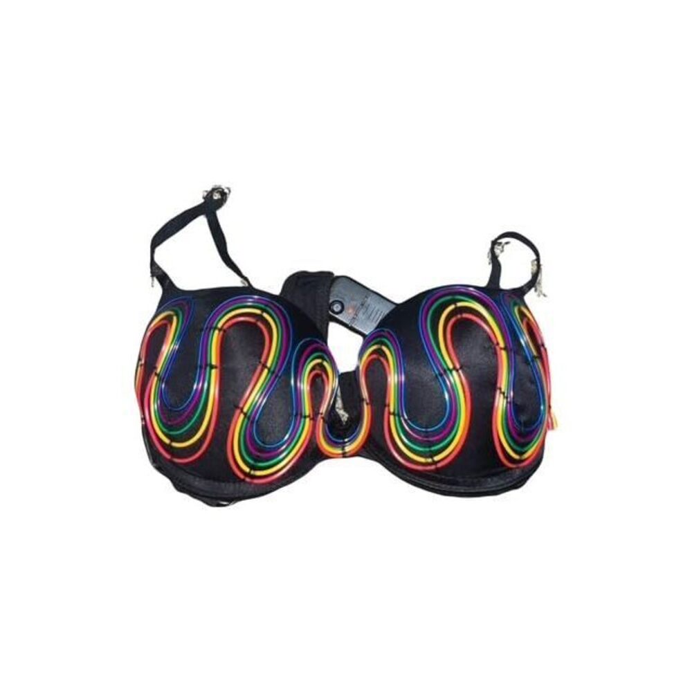 7532 Light Up Bra Costume Bras Rave Dancing Bra LED Flashing Accessories